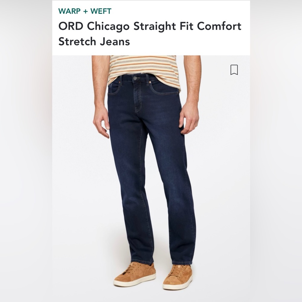 Warp + Weft ORD Chicago Fit Comfort Stretch Jean - 36x34